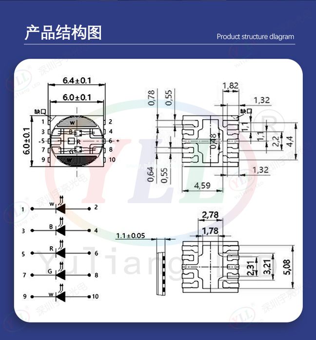 LED贴片灯珠结构