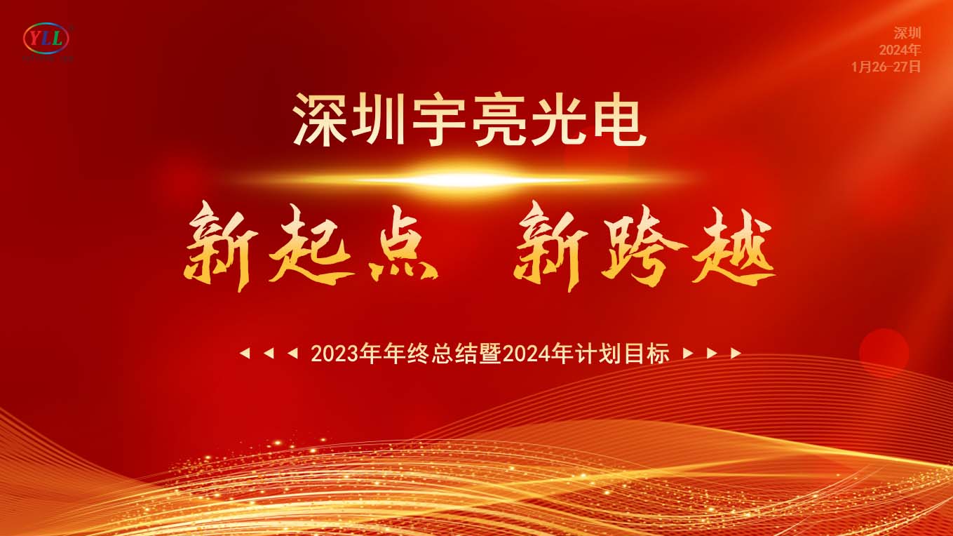 2024年终总结会议封面